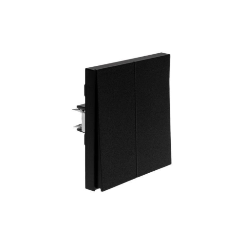 Выключатель 2-кл. СП STRONG MIELE 10А антрацит Kranz KR-78-0706-5 фото 5