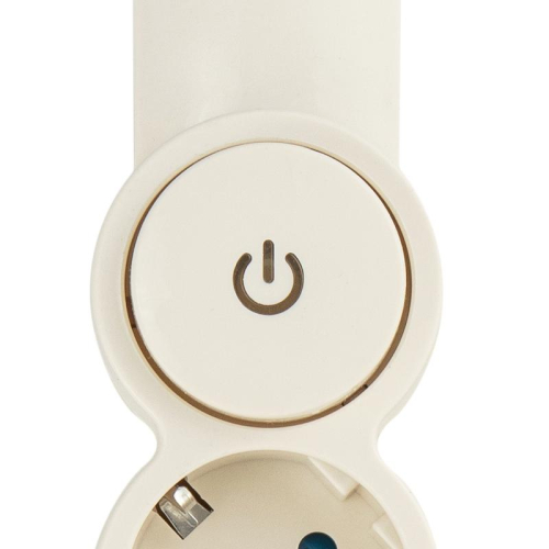 Фильтр сетевой 5х3м с/з с выкл 2кВт 10А/2 сл. кость Duwi 32572 7 фото 4