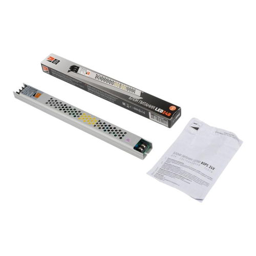 Блок питания для светодиодной ленты BSPS SLIM 100Вт 4.16А 24В IP20 Pro JazzWay 5059900 фото 8