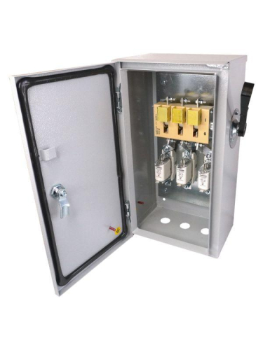 Ящик силовой ЯРВ-100-54 УХЛ2 с ППН-33 100А IP54 держатели медь Электротехник ET542524 Ящик силовой ЯРВ-100-54 УХЛ2 с ППН-33 100А IP54 держатели медь Электротехник ET542524