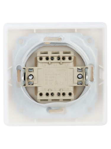 Выключатель 1-кл. СП Кварта ВС10-1-0-КБ-44 10А IP44 бел. GENERICA KV-V10-10-44-K01 фото 3