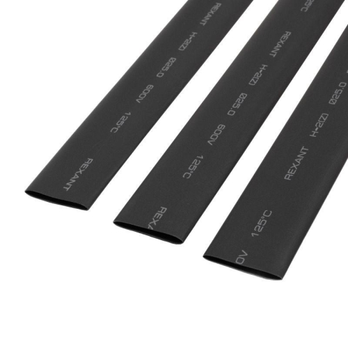 Трубка термоусадочная ТУТ нг 25.0/12.5 черн. 1м Rexant 22-5008 фото 3 Трубка термоусадочная ТУТ нг 25.0/12.5 черн. 1м Rexant 22-5008 фото 3