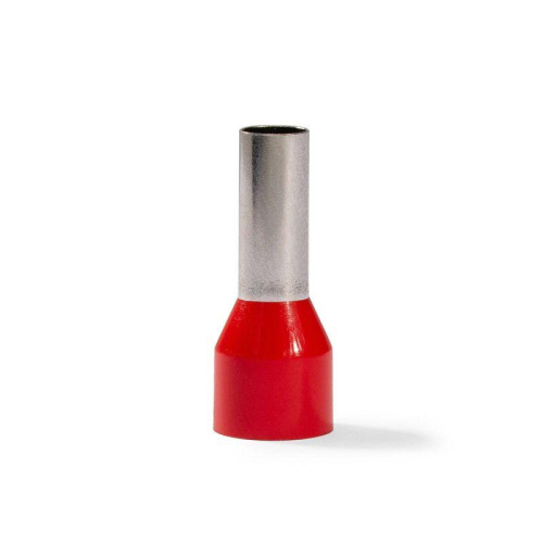 Наконечник штыревой втулочный изолированный НШВИ 10-12 ЕВРО красн. КВТ 103207 фото 2