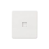 Розетка компьютерная СП ROUND MIELE RJ45 кат.6 перламутр Kranz KR-78-0724-1