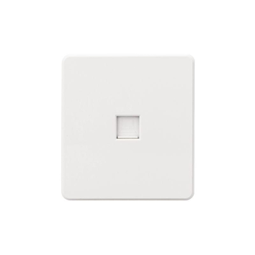 Розетка компьютерная СП ROUND MIELE RJ45 кат.6 перламутр Kranz KR-78-0724-1
