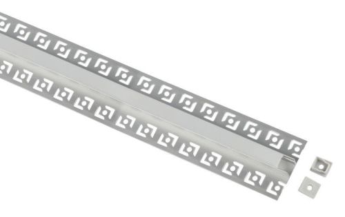 Комплект с анодированным профилем под плитку и гипсокартон толщиной до 9 мм 5313(02) 53х13мм 2.5м Эра Б0062802 Комплект с анодированным профилем под плитку и гипсокартон толщиной до 9 мм 5313(02) 53х13мм 2.5м Эра Б0062802