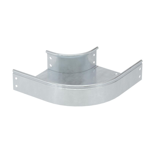 Угол для лотка горизонтальный 90град. 150х50 CPO 90 в компл. с крепежн. элемент. цинк-ламель DKC 36003KZL фото 4