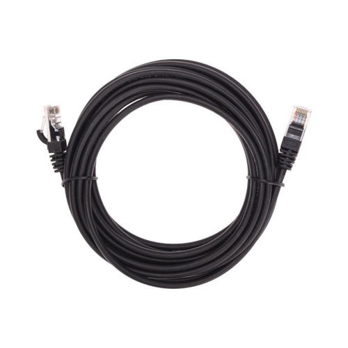Патч-корд U/UTP CAT 5e RJ45-RJ45 26AWG LSZH черн. 5м Rexant 02-0102-5 Патч-корд U/UTP CAT 5e RJ45-RJ45 26AWG LSZH черн. 5м Rexant 02-0102-5