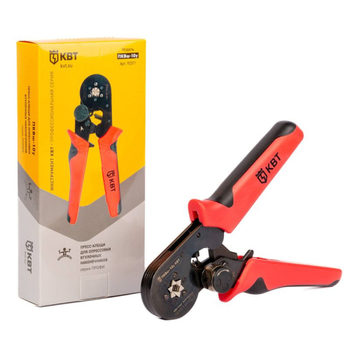 Пресс-клещи ПКВш-10у серия ПРОФИ КВТ 92311 фото 7 Пресс-клещи ПКВш-10у серия ПРОФИ КВТ 92311 фото 7