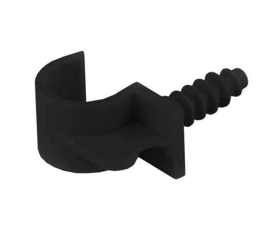 Держатель для труб (клипса) d20мм универс. пластик черн. Ruvinil К01120УЧ Держатель для труб (клипса) d20мм универс. пластик черн. Ruvinil К01120УЧ