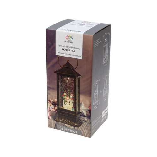 Фонарь декоративный с эффектом снегопада и подсветкой "Новый год" Neon-Night 501-161 фото 8 Фонарь декоративный с эффектом снегопада и подсветкой "Новый год" Neon-Night 501-161 фото 8
