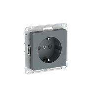 Розетка AtlasDesign 16А с заземл. быстрозажим. клем. механизм грифель SE ATN000743S