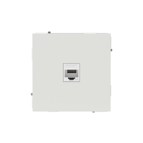 Розетка компьютерная 1-м KANT RJ45 кат.6A без шторки бел. песок DKC 7010673 Розетка компьютерная 1-м KANT RJ45 кат.6A без шторки бел. песок DKC 7010673