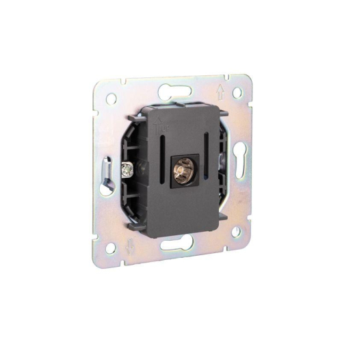 Розетка телевизионная TV СП ROUND MIELE оникс Kranz KR-78-0723-3 фото 6