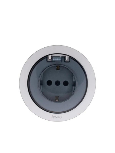 Розетка 1-м СП OSEN IP44 с заземл. с крышкой ПБТ механизм сер. матов. LEZARD 743-7488-123BIPCH фото 3 Розетка 1-м СП OSEN IP44 с заземл. с крышкой ПБТ механизм сер. матов. LEZARD 743-7488-123BIPCH фото 3