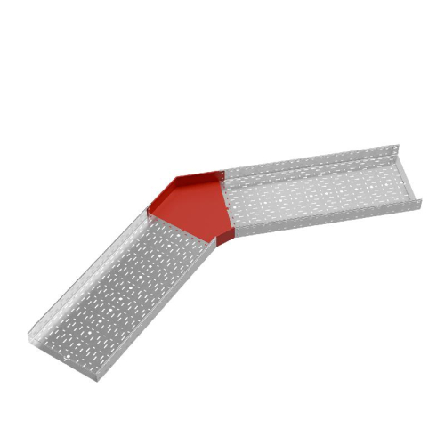 Угол для лотка горизонтальный 45град. 500х100 сталь 1.2мм "ПЛЮС" GLplus45-100-500 КМ PL0467 фото 2 Угол для лотка горизонтальный 45град. 500х100 сталь 1.2мм "ПЛЮС" GLplus45-100-500 КМ PL0467 фото 2