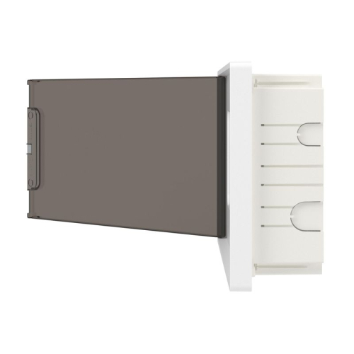 Щиток встраиваемый Фрейм (FRAME) 18мод с тонированной дверцей с 2 шинами PEN на 8 и 10 отверст. бел. DKC F18B1WD фото 6