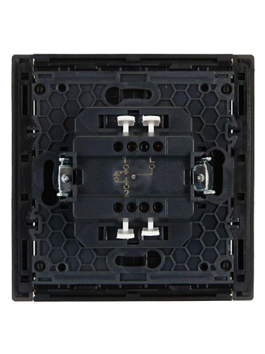 Выключатель проходной 1-кл. СП FORTE&PIANO 10А FP304 с индикацией сер. IEK FP-V12-1-10-1-K03 фото 5