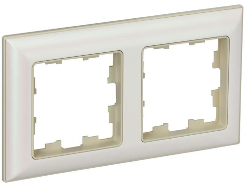 Рамка 2-м BRITE РУ-2-Бр беж./жемчуж. IEK BR-M22-12-1-K10 Рамка 2-м BRITE РУ-2-Бр беж./жемчуж. IEK BR-M22-12-1-K10