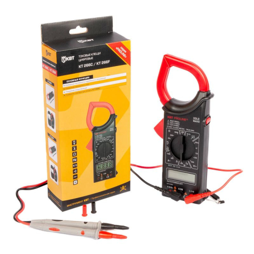 Клещи токовые цифровые "PROLINE" KT 266F КВТ 79133 фото 6
