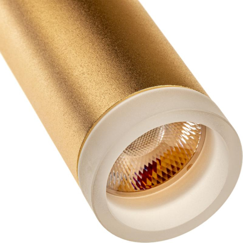 Светильник трековый подвес светодиодный ARTLINE 40х40х300мм 12Вт 840Лм 4000К 230В алюм./пластик. 5.5кв.м зол. Ritter 59714 2 фото 8