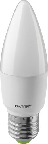 Лампа светодиодная 61 960 OLL-C37-10-230-4K-E27-FR 10Вт свеча 4000К нейтр. бел. E27 1000лм 176-264В ОНЛАЙТ 61960 Лампа светодиодная 61 960 OLL-C37-10-230-4K-E27-FR 10Вт свеча 4000К нейтр. бел. E27 1000лм 176-264В ОНЛАЙТ 61960