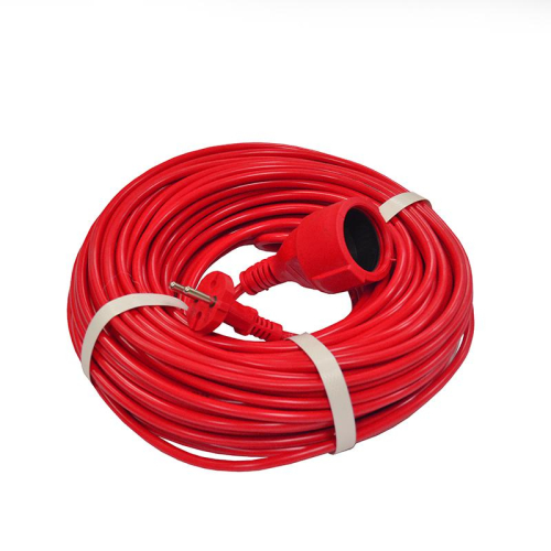 Удлинитель-шнур 1х40м без заземл. 10А IP20 2.2кВт ПВС 2х1 DOMTOK 2491 Удлинитель-шнур 1х40м без заземл. 10А IP20 2.2кВт ПВС 2х1 DOMTOK 2491