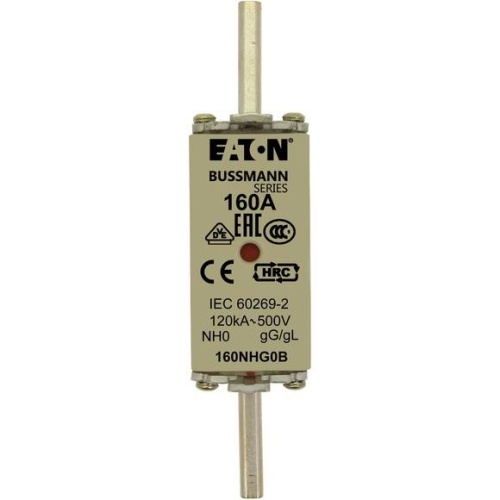 Предохранитель NH 50А 500В GL/GG 0 двойн. индикация EATON 50NHG0B