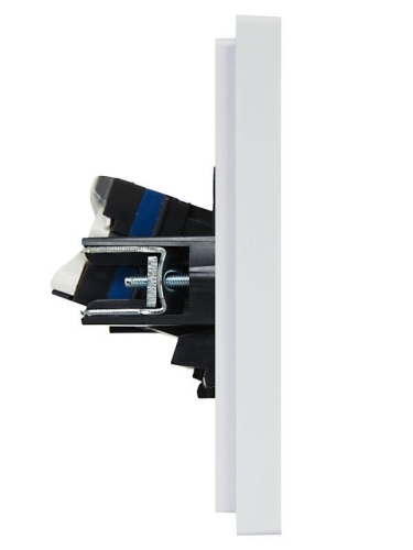 Розетка компьютерная 2-м RJ45 кат.6 FORTE&PIANO FP234 бел. IEK FP-K20-2-K01 фото 4