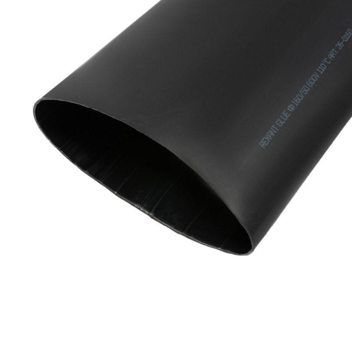 Трубка термоусадочная среднестен. клеевая 160/50 (3-4:1) черн. 1м Rexant 26-0160 фото 3