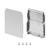 Заглушка SL-LINE-4050-3L-HIGH глухая пластик (комплект) Arlight 044675