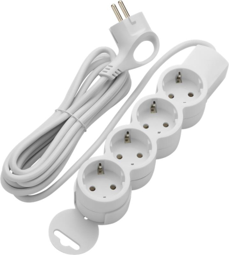 Удлинитель 4х3м с заземл. 10А IP20 ПВС 3х0.75 REV 32012 0 фото 2 Удлинитель 4х3м с заземл. 10А IP20 ПВС 3х0.75 REV 32012 0 фото 2