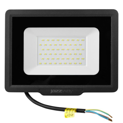 Прожектор светодиодный PFL-C3 50Вт 4000К IP65 ДО compact закален. прозр. стекло JazzWay 5045699 фото 2