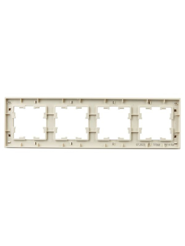 Рамка 4-м BRITE РУ-4-Бр беж. рифленый IEK BR-M42-51-K10 фото 5 Рамка 4-м BRITE РУ-4-Бр беж. рифленый IEK BR-M42-51-K10 фото 5
