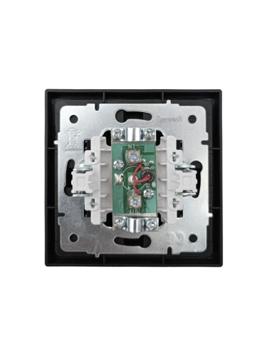 Розетка ТВ проходная СП ZIMA IP20 черн. бархат LEZARD 704-4288-129 фото 3