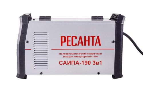 Инвертор сварочный полуавтомат. САИПА-190 3в1 (MIG/MAG) Ресанта 65/182 Инвертор сварочный полуавтомат. САИПА-190 3в1 (MIG/MAG) Ресанта 65/182
