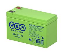 Аккумулятор 12В 7.2А.ч WBR GPL1272 F2 WBR