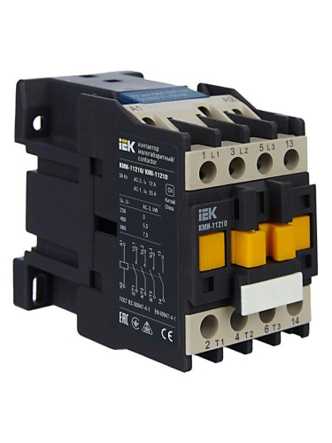 Контактор КМИ-11210 12А 230В/АС3 1НО KARAT IEK KKM11-012-230-10 фото 5