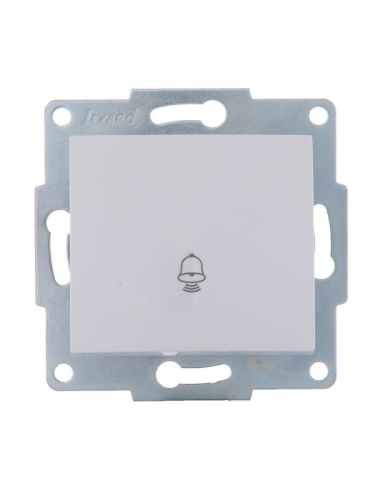 Механизм кнопки звонка 1-кл. 1п СП Karina 10А IP20 бел. LEZARD 707-0288-103 Механизм кнопки звонка 1-кл. 1п СП Karina 10А IP20 бел. LEZARD 707-0288-103