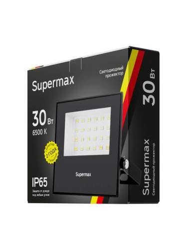 Прожектор светодиодный Supermax SPR 30Вт 6500К 3000лм IP65 КОСМОС S_PR_LED_30 фото 3