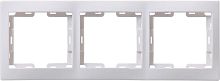 Рамка 3-м Кварта РГ-3-КБ горизонт. бел. GENERICA EMK30-K01-DM
