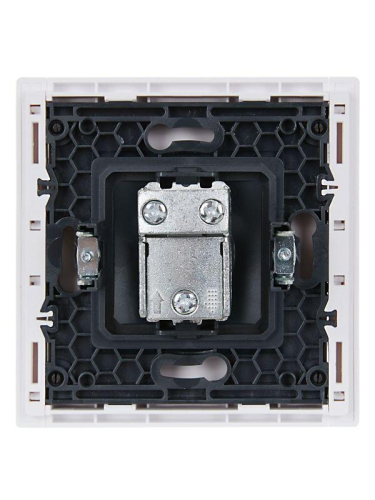 Розетка TV проходная FORTE&PIANO FP229 бел. IEK FP-A10-P-K01 фото 5