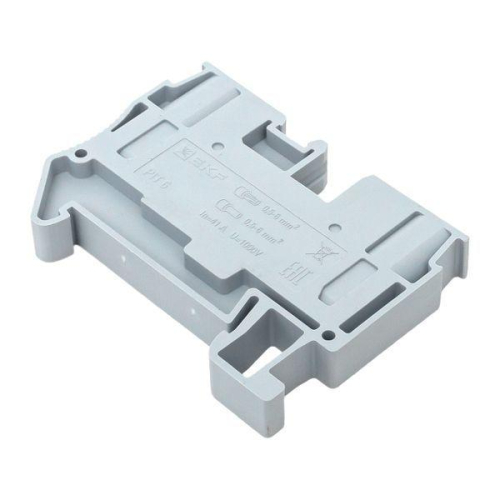 Колодка клеммная 6 Push-in пружинная сер. EKF PIT-6 фото 7