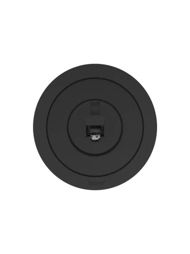 Розетка компьютерная СП OSEN RJ45 кат.6 механизм черн. бархат LEZARD 743-4288-140 фото 3