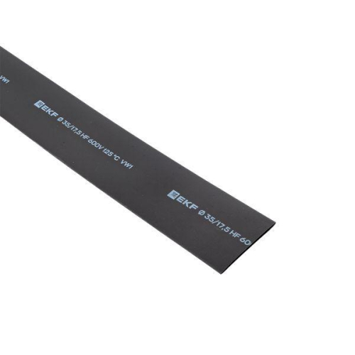 Трубка термоусадочная ТУТ нг 35/17.5 черн. 1м (уп.25м) PROxima EKF tut-35-b-1m Трубка термоусадочная ТУТ нг 35/17.5 черн. 1м (уп.25м) PROxima EKF tut-35-b-1m