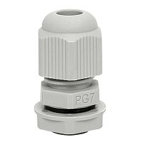 Сальник PG7 d3-6.5мм (d отверст. 13мм) IP54 (уп.4шт) PROxima EKF plc-pg-7-4-r