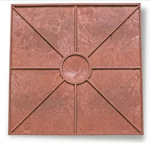 Плита для закрытия кабеля ПЗК "ОСТОРОЖНО КАБЕЛЬ" 480х480х16 Synergy 00-00000060 фото 2