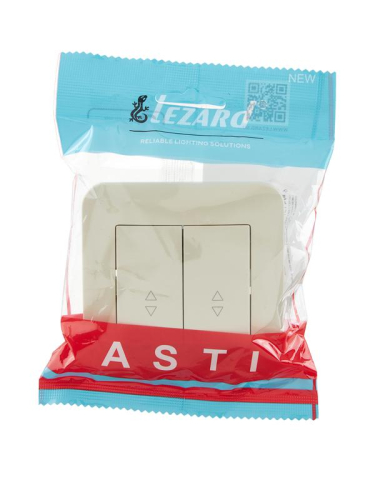 Переключатель проходной 2-кл.СП ASTI 10А IP20 в сборе крем. LEZARD 7081-0303-106 фото 3 Переключатель проходной 2-кл.СП ASTI 10А IP20 в сборе крем. LEZARD 7081-0303-106 фото 3
