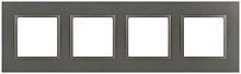 Рамка 4-м Elegance 14-5014-16 Classic для розеток и выключателей титан Эра Б0065829