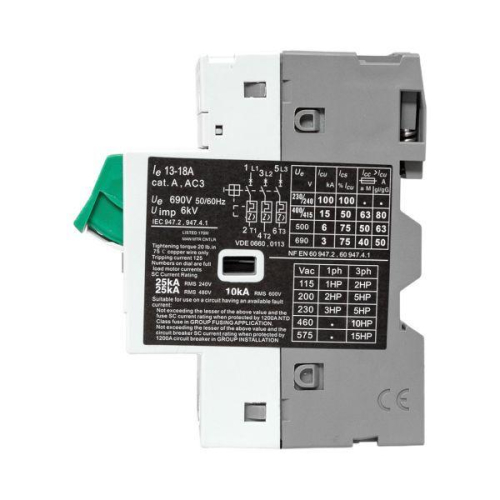 Выключатель автоматический для защиты двигателя АПД-32 13-18А EKF apd-me-18 фото 9